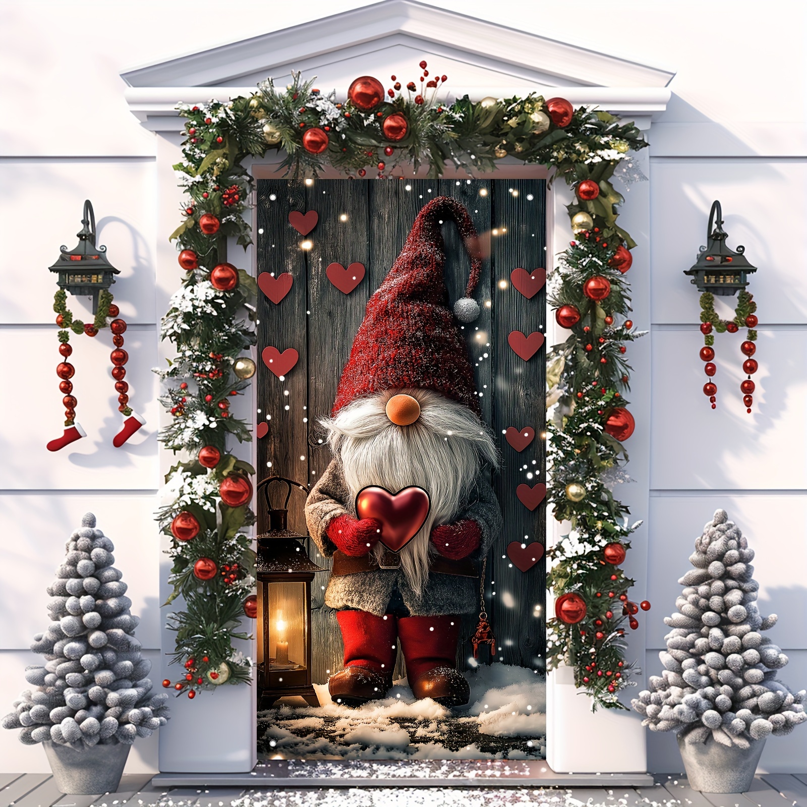 

Christmas - Decoration, No Needed, , 35.4x70.8in