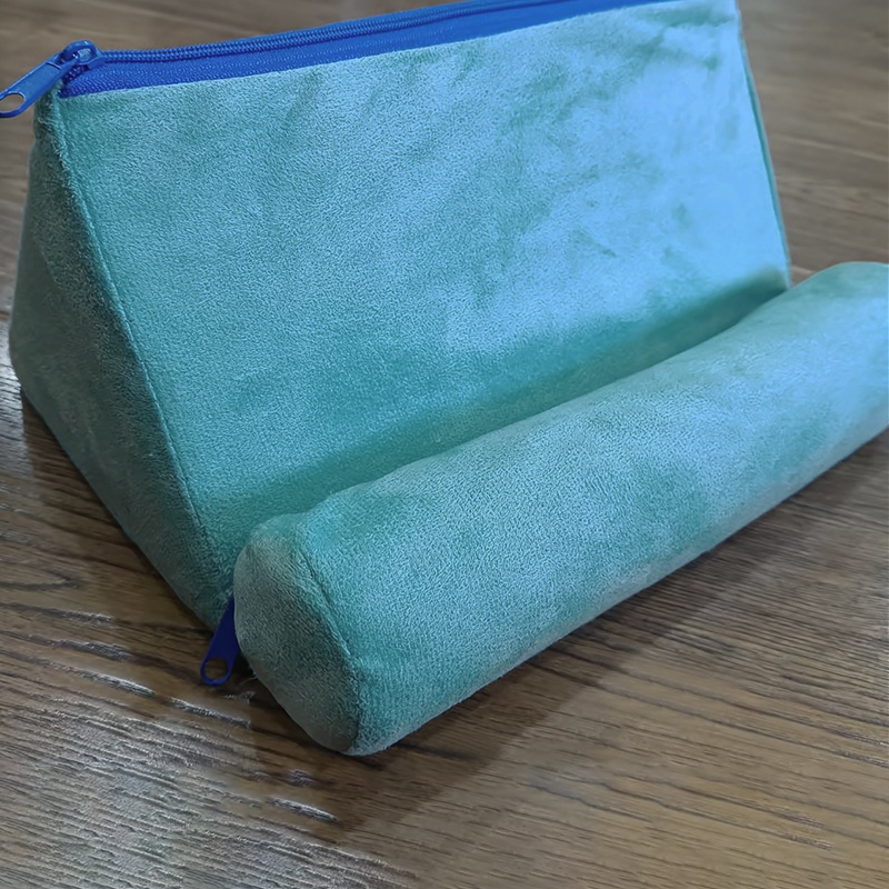 TEMU Un supporto per tablet progettato per l'uso a letto, con un supporto per cuscino a forma di G per navigare o guardare. Questo versatile supporto