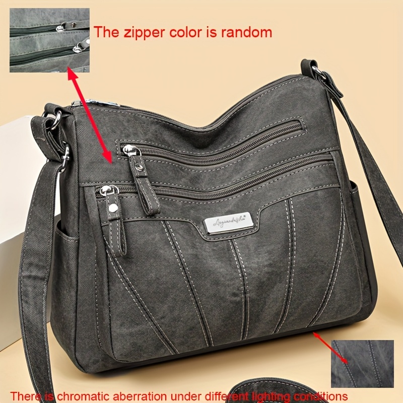 Image of Women's Shoulder Bag, Multi-pocket Adjustable Strap Quilted Crossbody Bag, Daily Phone Bag Wallet, Vacation Travel Small Backpack, Cosmetic Storage Bag, Gift Bag For