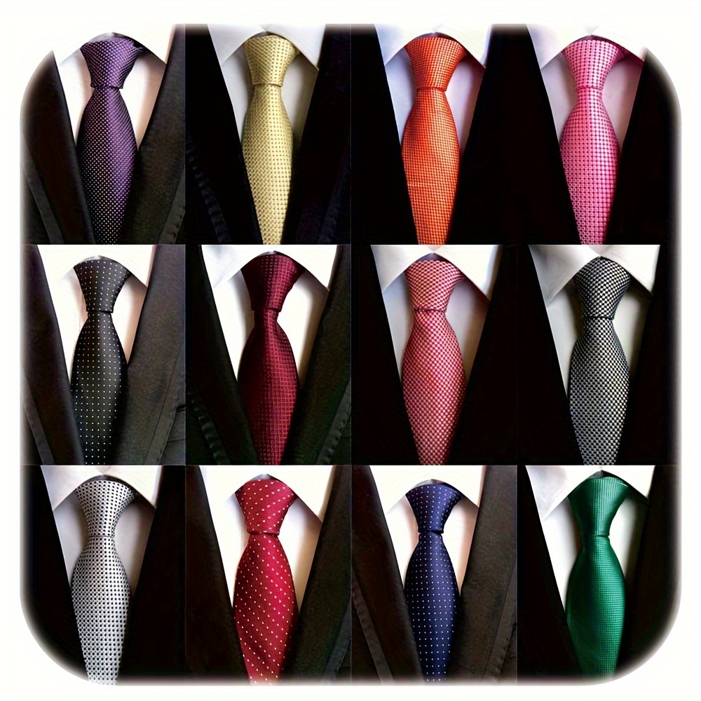 

Lot 12 Pcs Classic Men's Silk Tie Necktie Woven Jacquard Neck Ties