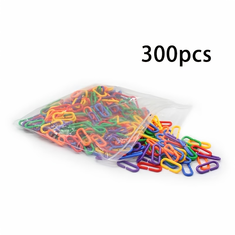 TEMU 300pcs Bagged Fun Building Blocks, Educational Interlocking Puzzle Toy Set, Assorted Colors, Suitable For Developing Color Recognition And