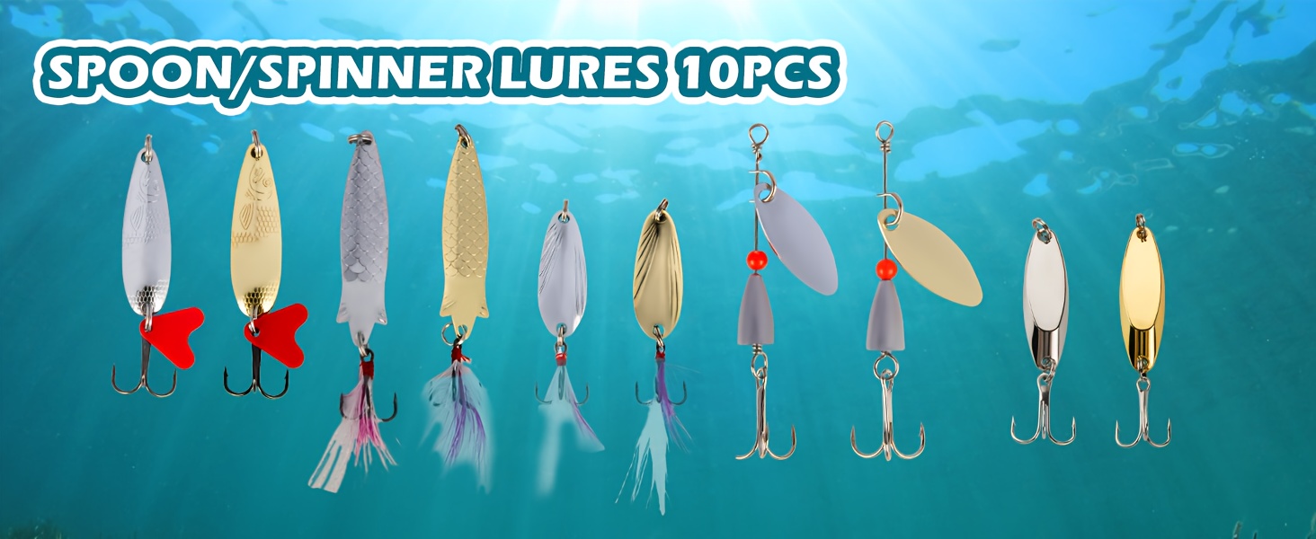 Fishing Lures Gear Tackle Box 7