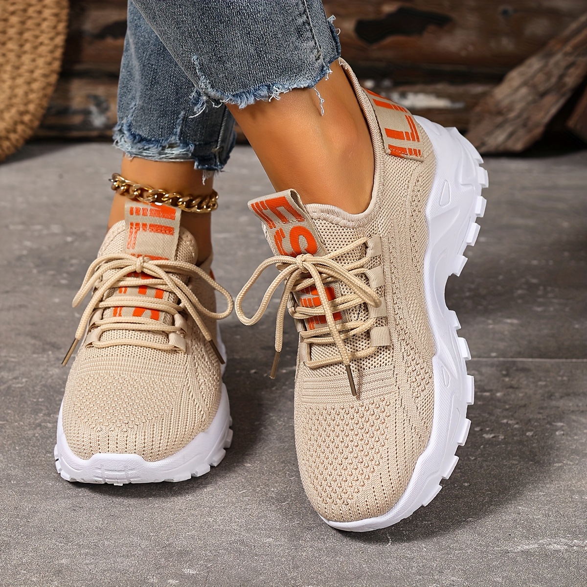 Women'S Shoes, Women'S Fashion Casual Shoes, New Women'S Shoes, Black White, Lightweight Soft-Soled Running Shoes, Comfortable And Breathable Sports Shoes, Outdoor, Vacation Travel, Casual Sports Women'S Shoes, Slip-On Lace-Up Women'S Shoes