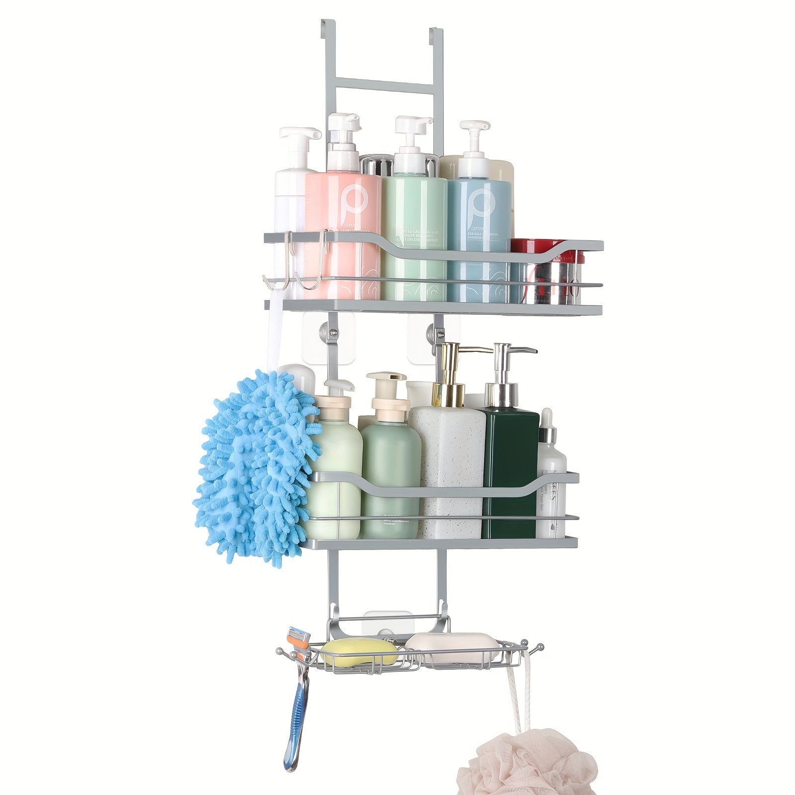 

Over The 3 Hanging Organizer Rustproof Bathroom Hanging And , Organizer Shelves For Dorm, Bath