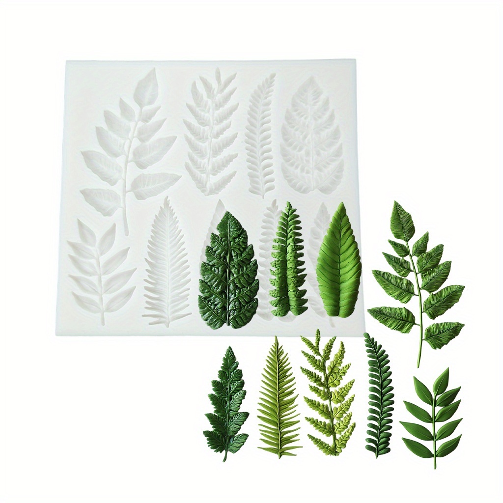 TEMU Leaves Silicone Mold Resin Casting Mould Jewelry Casting Tools Suitable For Spring, Valentine's Day, Father's Day, Mother's Day, Thanksgiving,