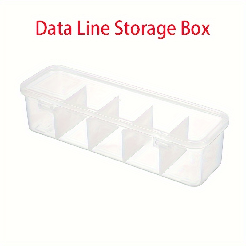 

Storage Box, Plastic, For Desktop & Organization, Electronic Accessories Organizer, Plastic