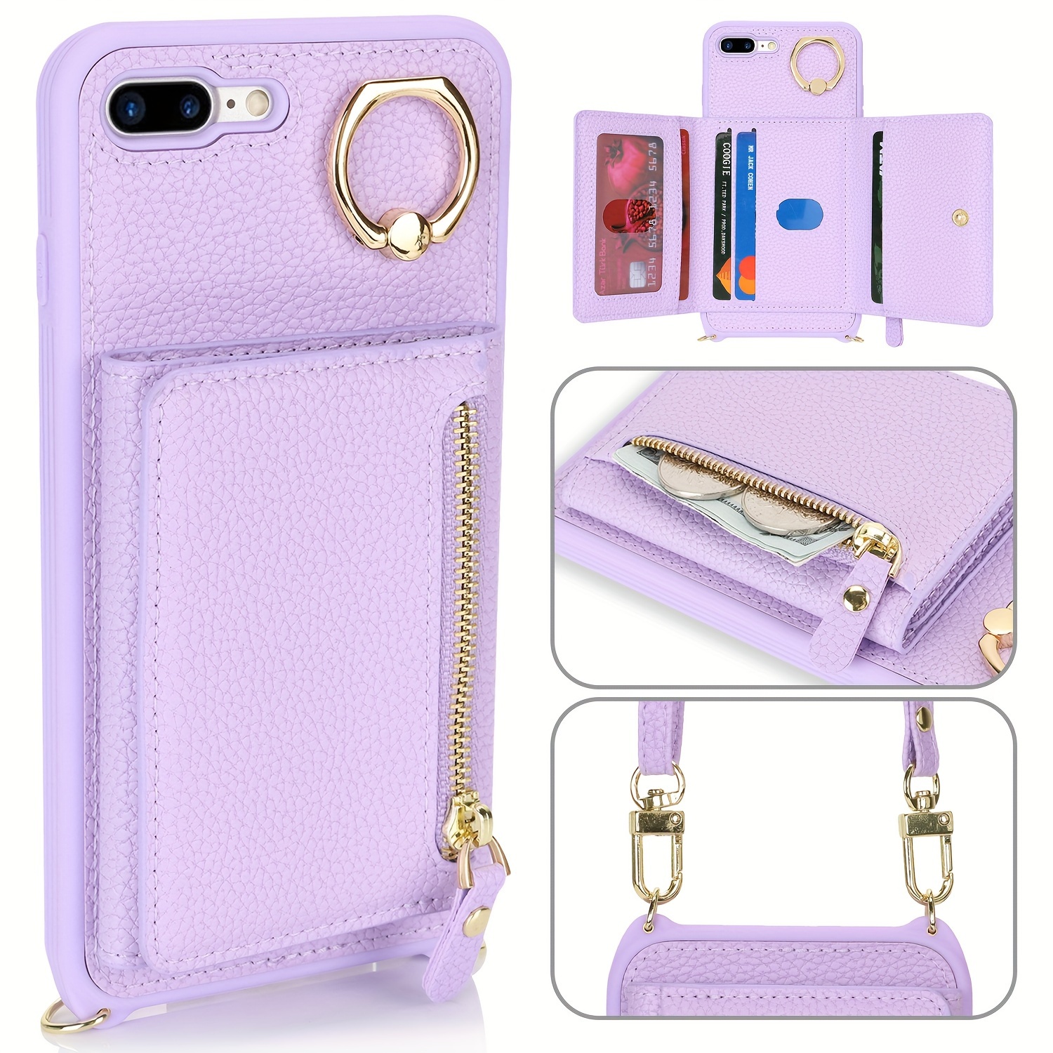 crossbody zip bag suitable iphone 16 15 14 13 12 11 phone Temu