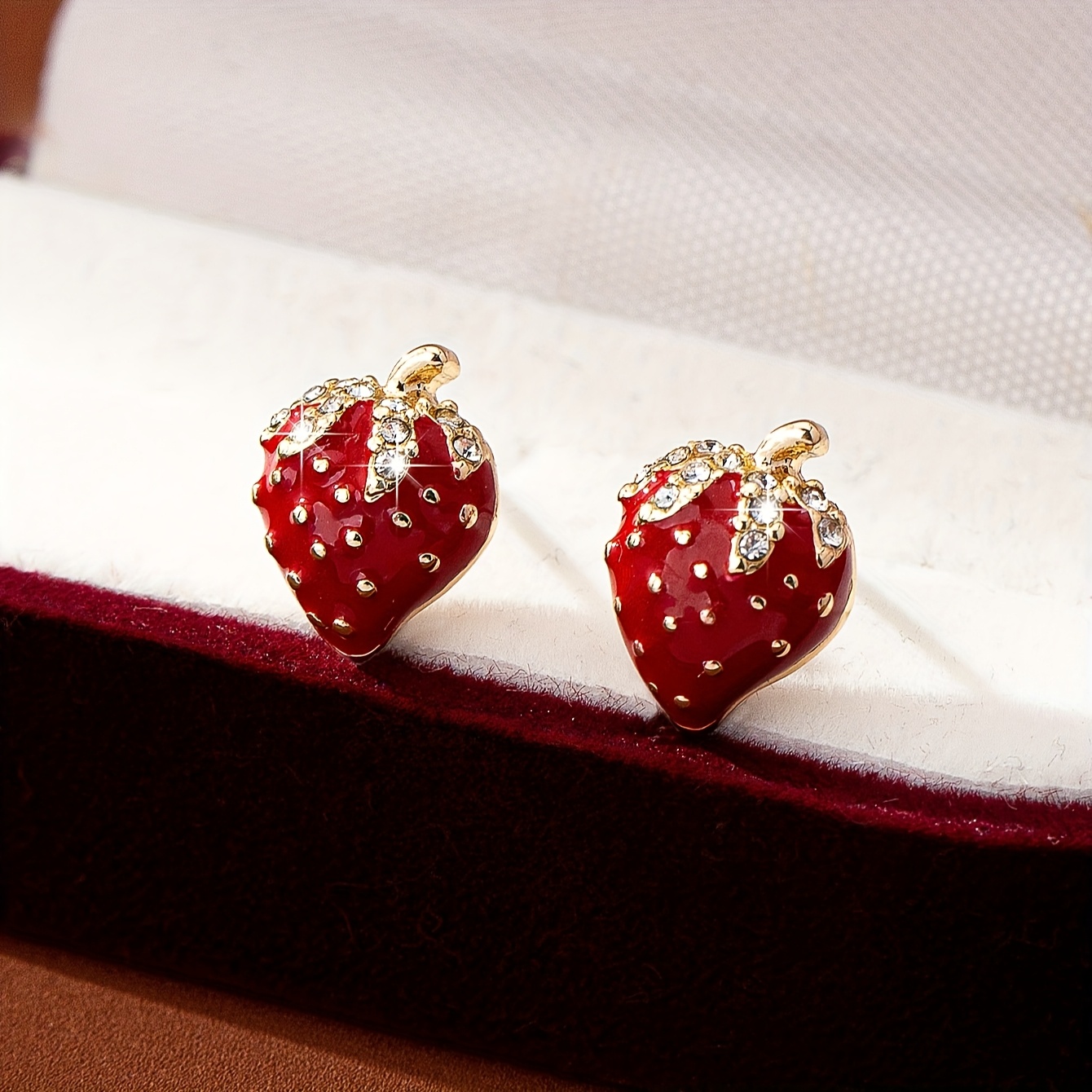 Pair Of Trendy Pastoral Fruit-inspired Versatile Women's Earrings