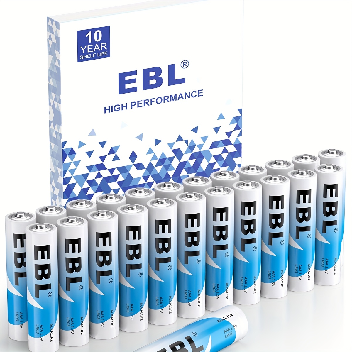 Pack Of 24 Ebl Aaa Batteries, 1.5v Alkaline Batteries, Durable Alkaline Your Gadgets (non-rechargeable)