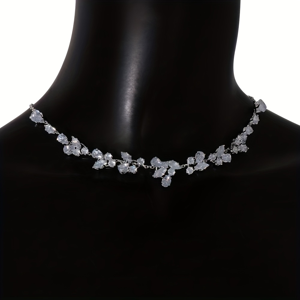 Luxurious Rhinestone Necklace, Sexy Bride Wedding Body Chain