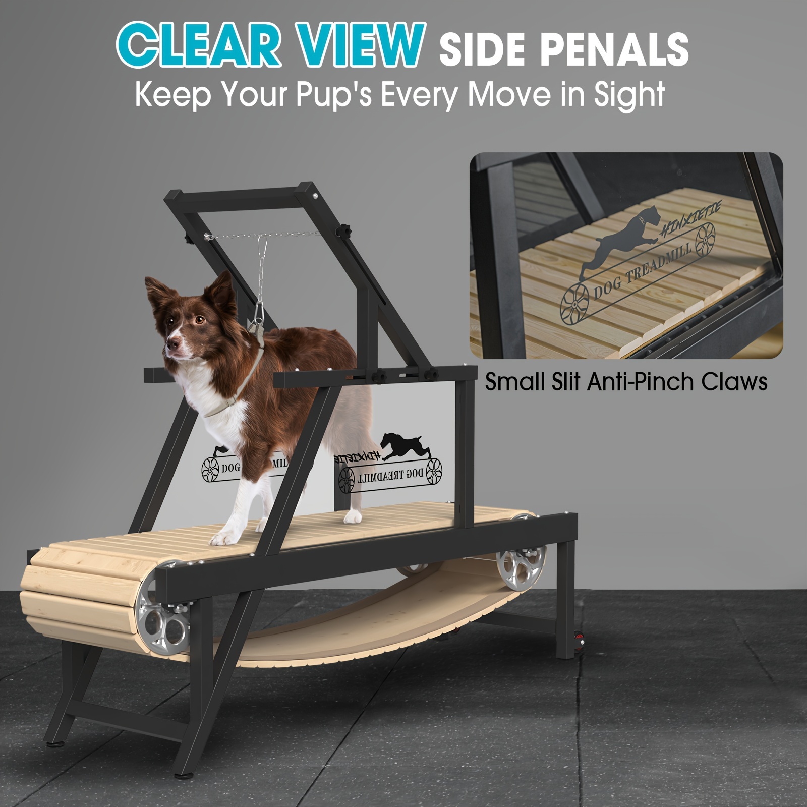 

Dog Treadmill For Middle Dogs, Dog Slatmill For Healthy & Fit Dog Life, Dog Treadmill For Indoor & Outdoor.