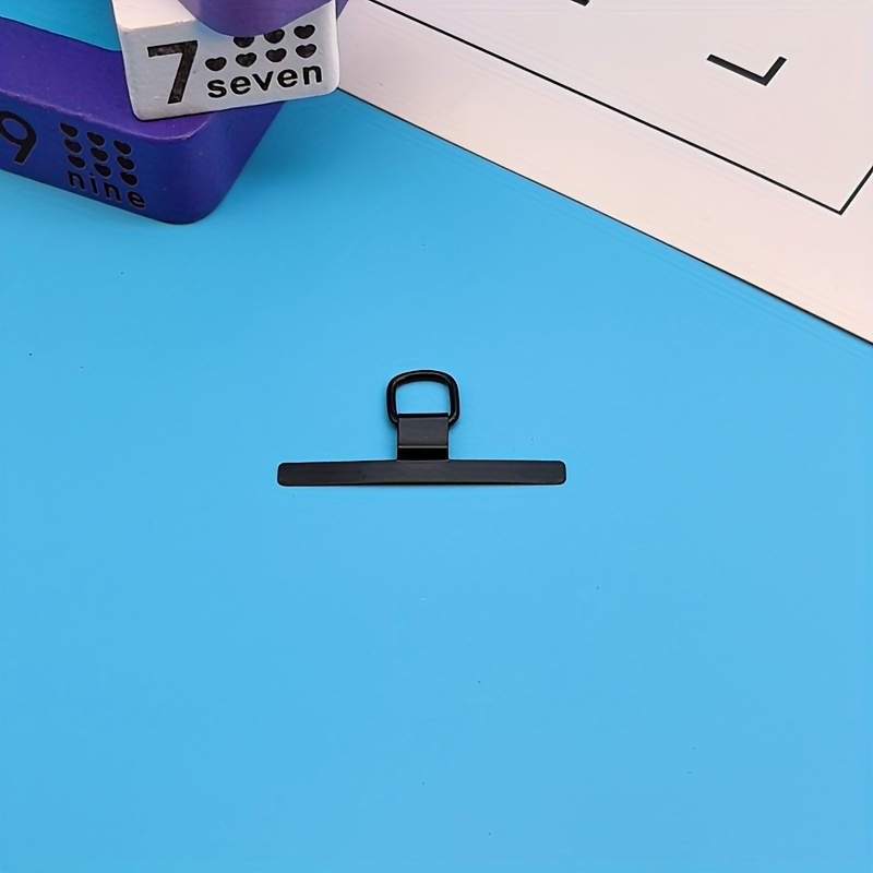 1pc Stainless Steel Lanyard Connector, Mobile Phone Anti-loss Patch Gasket For Phone Case - And Accessory