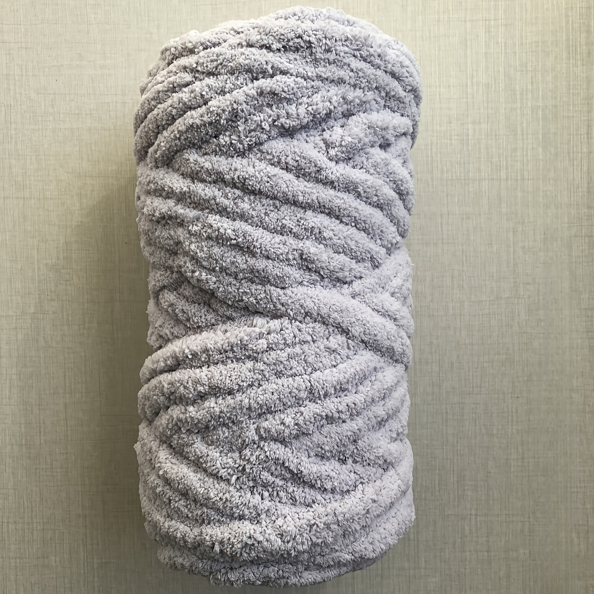 Chunky Chenille Yarn, 18oz/1.1lb Super Bulky Thick Giant Tubular Yarn, Soft Fluffy Arm Knitting & Crochet Yarn For Beginners, Diy Blanket, Pet Bed, Home Decor