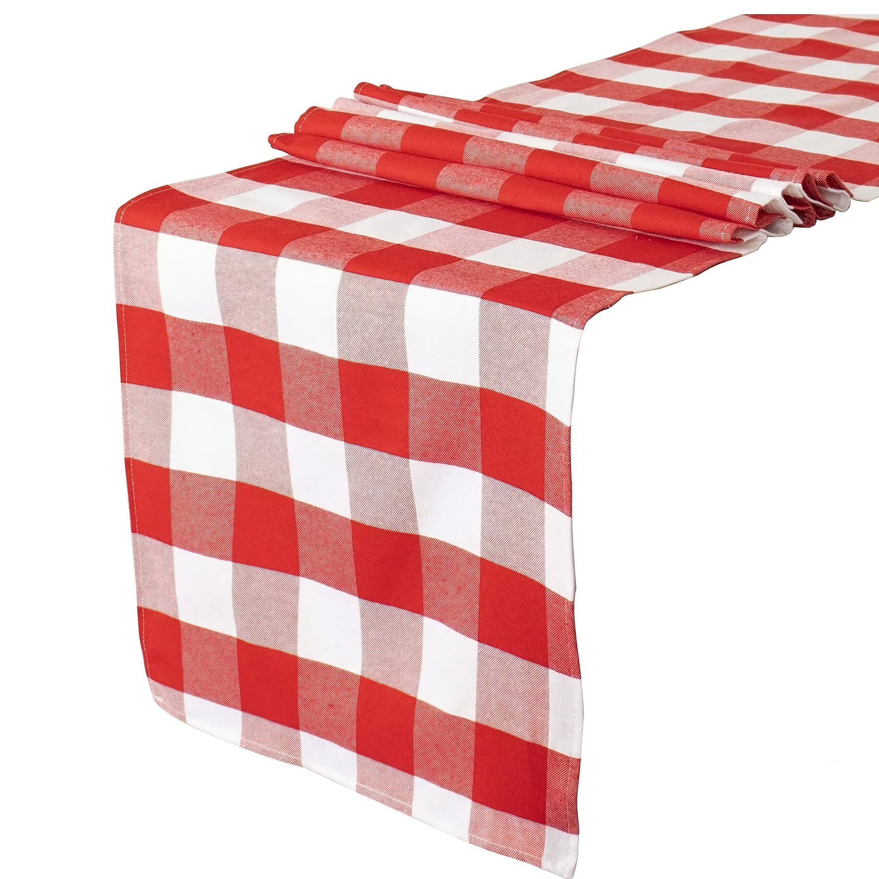 TEMU Runner da a rossi e , disponibile in pi羅 misure, decorazione per tavolo da in stile country americano, per riunioni domestiche