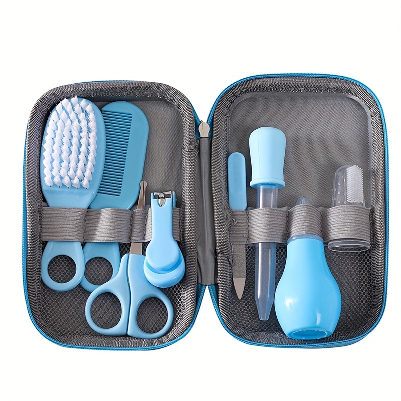 8pcs Home Care Kit, Portable Set, Nose Cleaner And Tongue Cleaning Brush