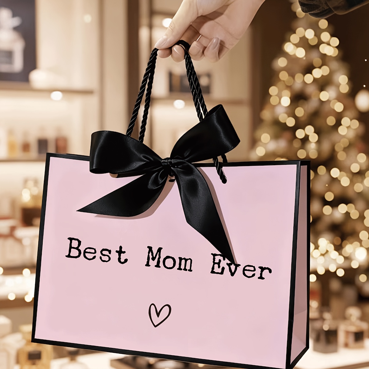 E-shop Geschenk für Sie/Ihn "Eine Mutter"-Geschenktüte in Pink, stilvolle Papptasche für , leicht zu tragen und faltbar, ideal für die , geeignet für