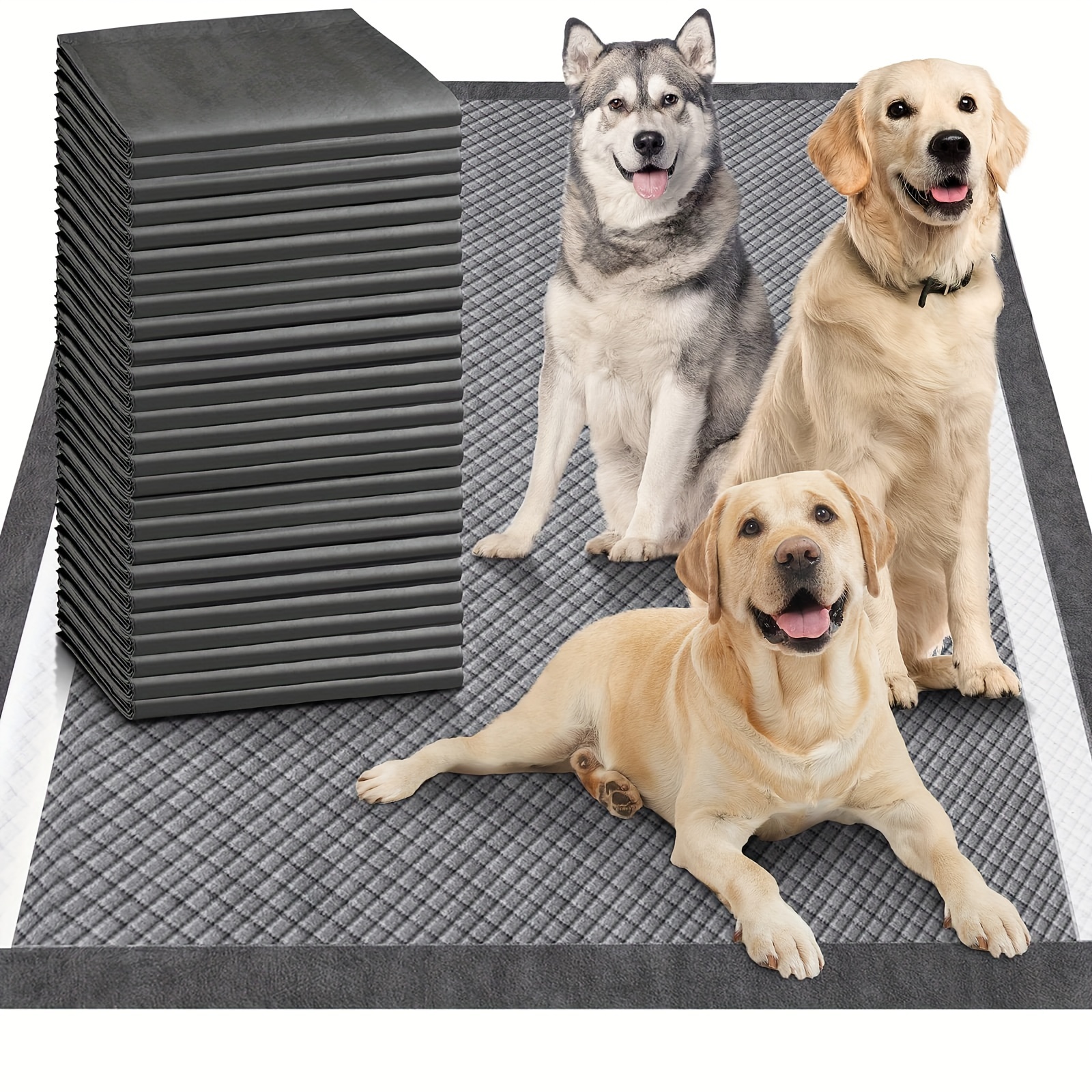 

Gimars Upgrade Odor Control 4xl 36x36 Dog Pee Pads Extra Large 9 Layers Extra Absorbent Charcoal Pee Pads For Dogs 30 Counts