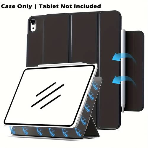 case for case magnetic double sided clip protective case ultra thin borderless for ipad air 5th generation 2022 for ipad air 2020 for ipad 2022 11 for ipad 10th generation for ipad mini 6 case rebound magnetic