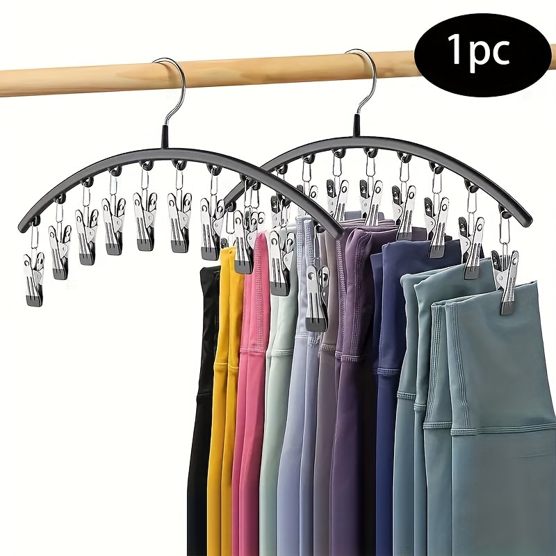 50 Perchas Pantalones Metal Reforzada Cromada Antideslizante