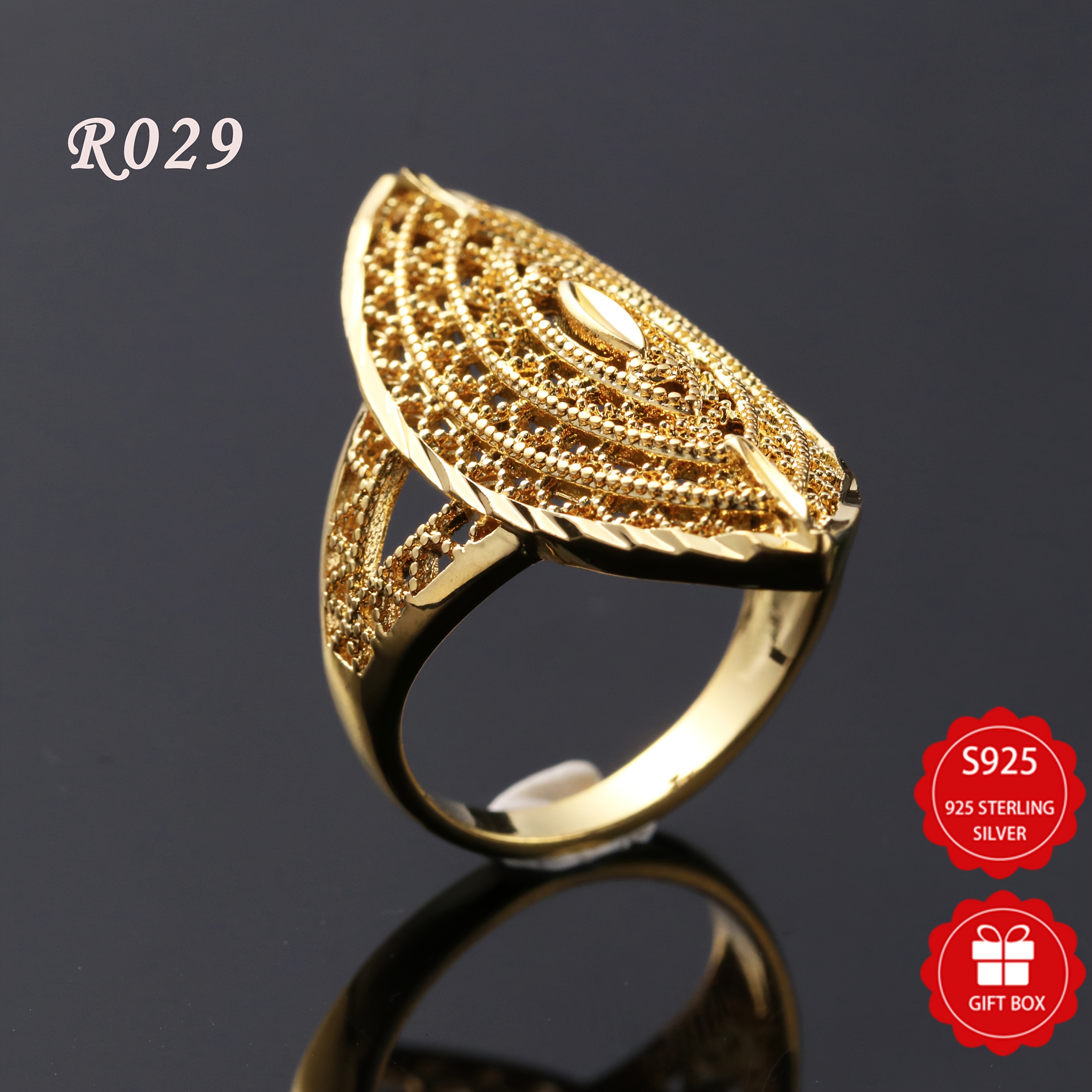 925 Silver Hollow Carved Pattern Ring, Light Luxury, Fashionable And Ring, Christmas, Birthday, Gift, Party, Wedding, Valentine's Day Gift For Girlfriends And Wives, Suitable For And To Wear