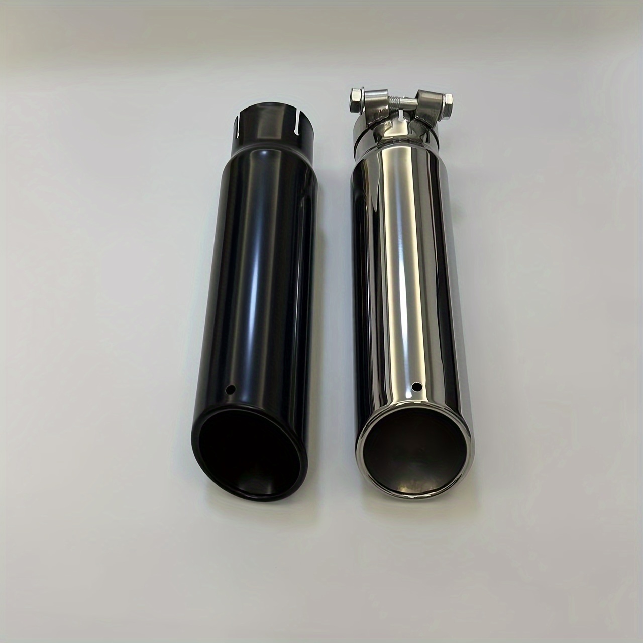 Exhaust Tips - Universal 63mm Car Inlet Dual Exhaust Pipe Trim Tip Tail Muffler Stainless Steel Was Listed For 933.00 On 21 Nov At 02:07 By Szulou In China (ID:628361828