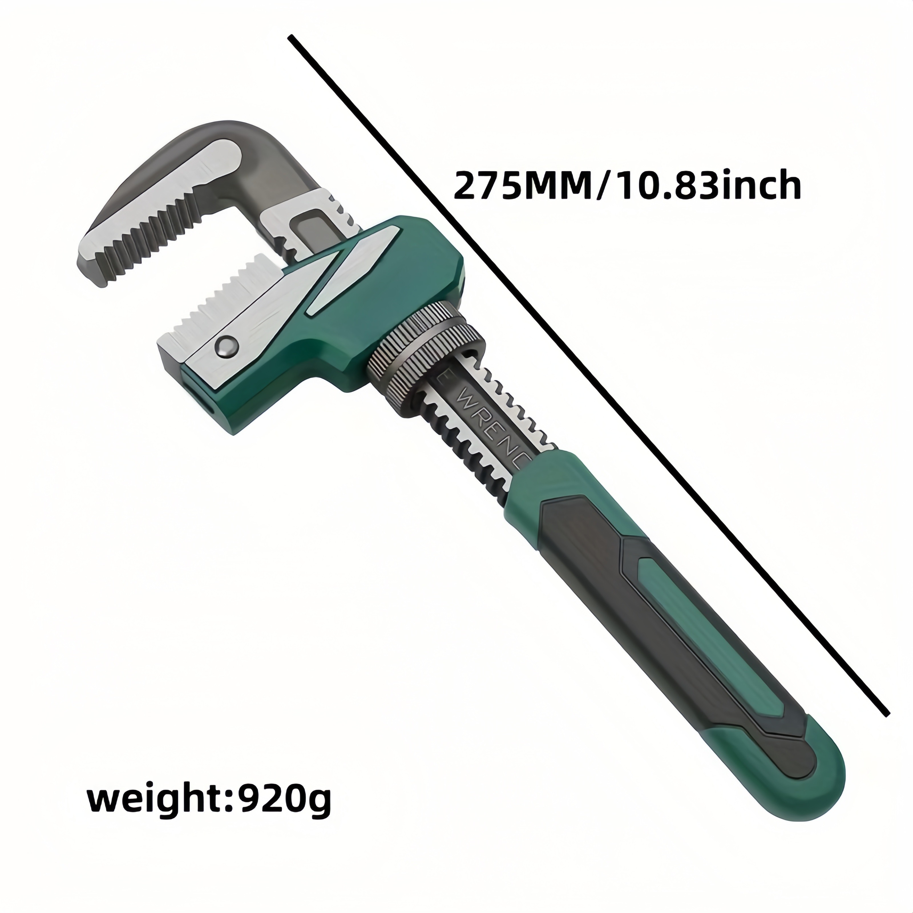 pipe wrench universal   plumbing wrench right angle large opening anti     cast chrome vanadium steel   hardness for   construction Product details 7