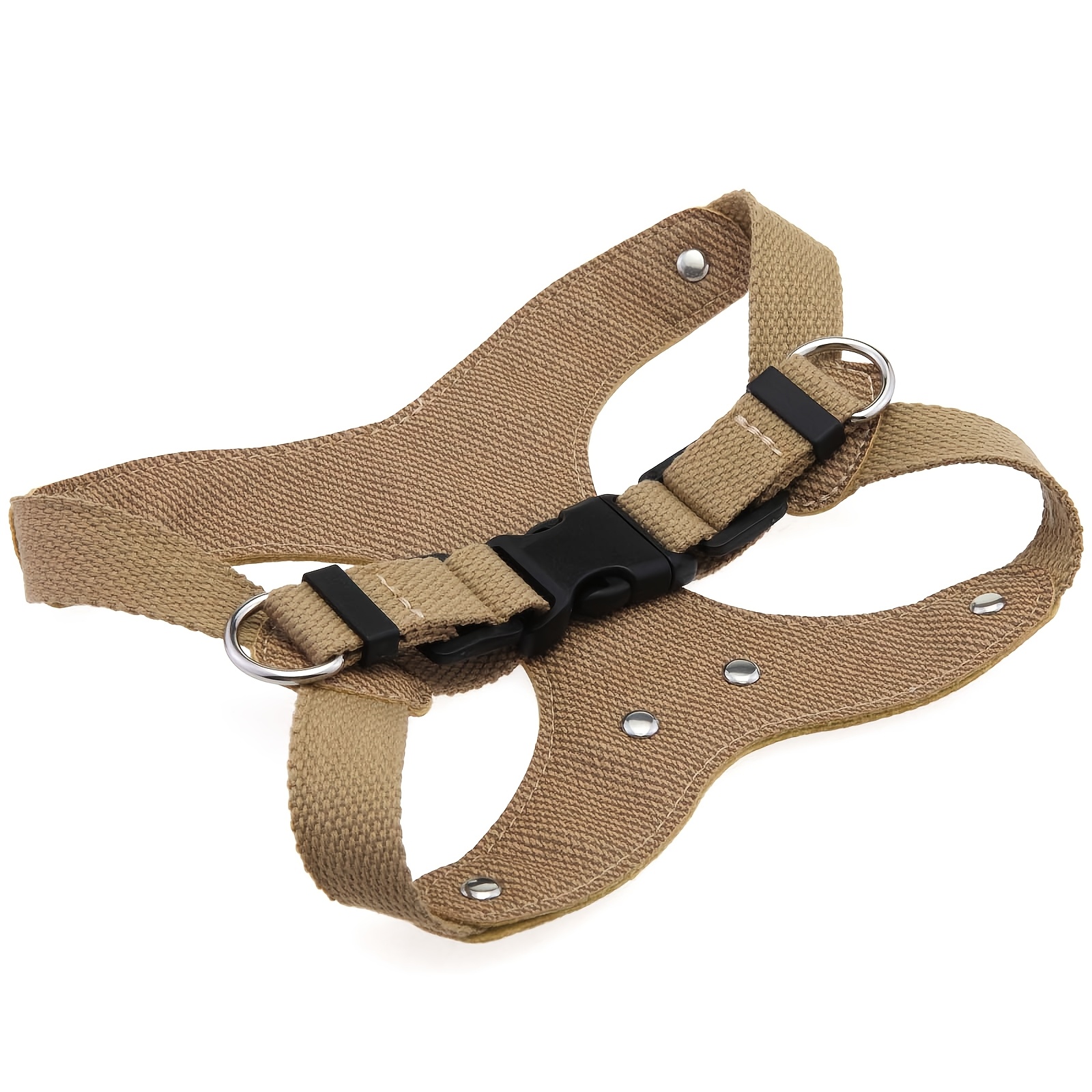 Custom Engraved Dog Harness and Leash Set with Personalized Name Plate