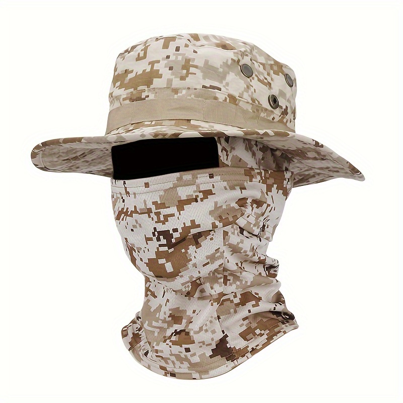 Mens Camouflage Wide Brim Hunting Bucket Hat For Mountaineering, Fishing,  And Outdoor Activities Foldable, Breathable And Shade Resistant From  Delmarnior, $12.31