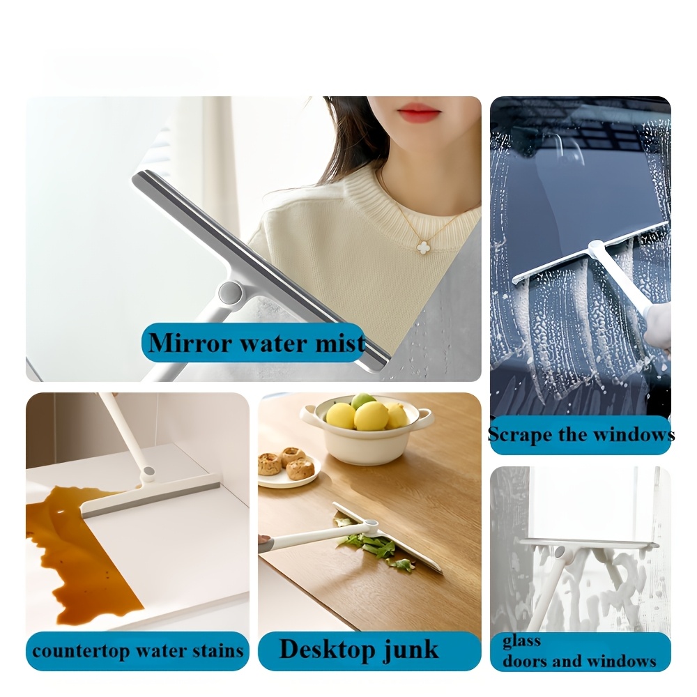 

Glass & Mirror Cleaning Scraper - Pp Material, Ideal For Windows, Showers, And Countertops