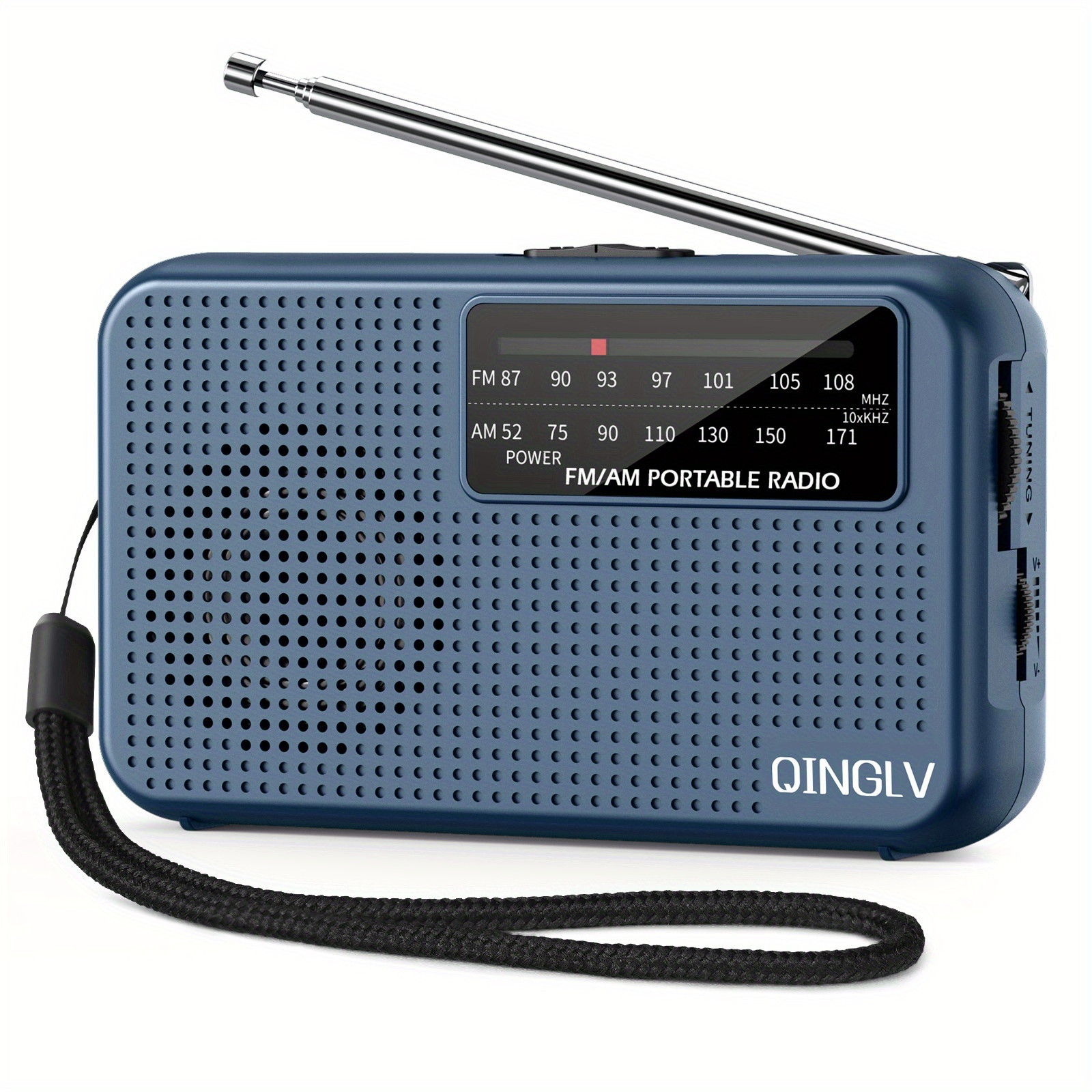 Image of 1pc/2pcs Portable Am/fm Transistor Radio With Loud Speaker And Headphone Jack - 2 Aa Battery Operated, Emergency-ready Pocket Radio For Indoor, Outdoor Use, For During The Holidays