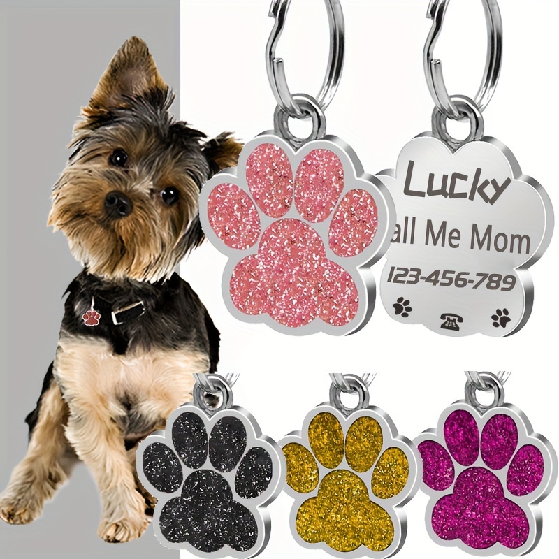 

Étiquette de Chien Personnalisée, Pendentif D'identification Pour Chien Et Chat, Pendentif Pour Collier, Accessoire Pour Animaux de Compagnie, Cadeau Pour de Compagnie