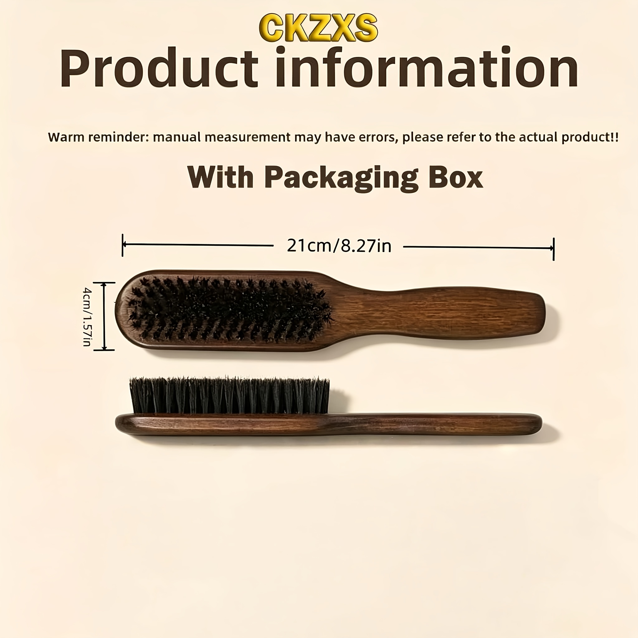 Men Beard Brush Hair Styling Comb Multi-functional Grooming Tool Fine Tooth Design For Oil Application For Use