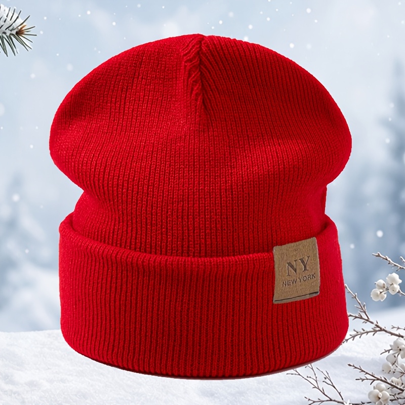 Fashion Women's Solid Color Pullover Winter Hat