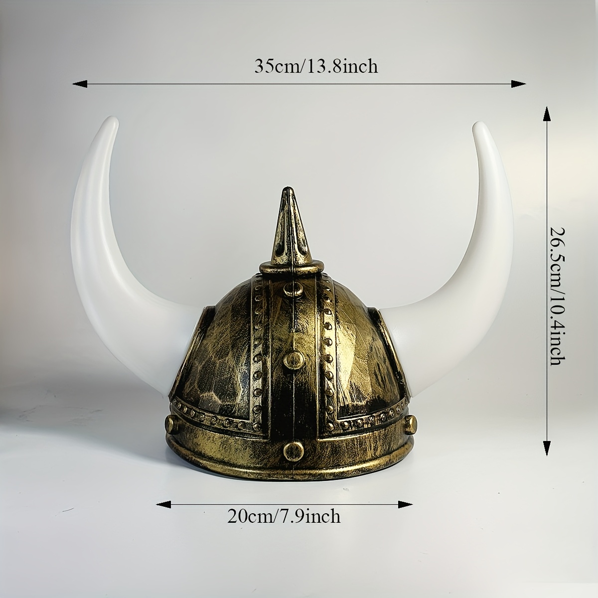 costume highlight authentic viking horned helmet antique Temu