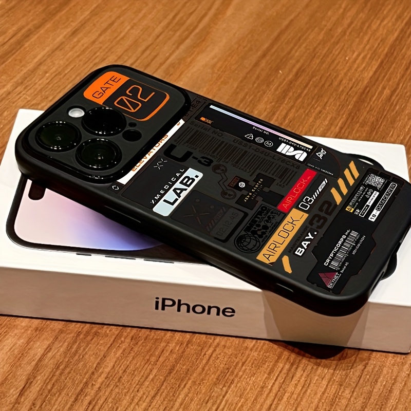 E-shop Handyhülle: Schwarzes Handy-Fenster für iPhone 17 Pro Max Handyhüllen 17Air 17 Plus 16Plus 16E 16Promax 15 14 13 12 11 Serie Vollständige