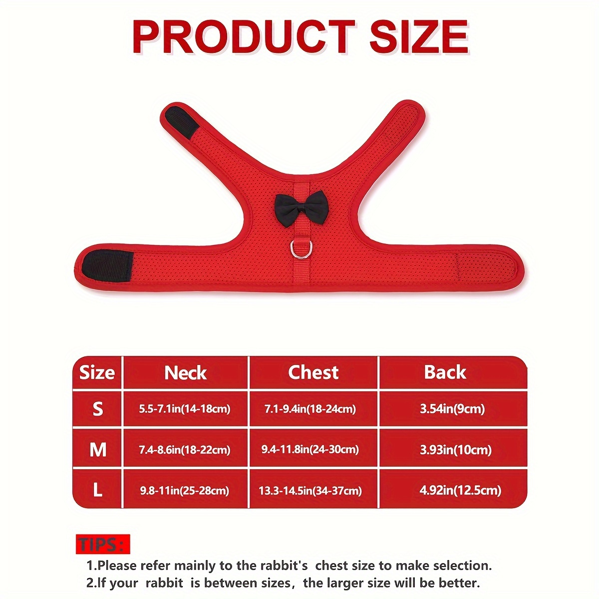 Een set bestaande uit een effen, modieus konijnentuigje voor uitstapjes