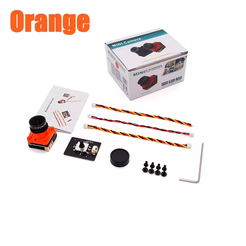 מצלמת fpv 1800tvl עדשה 2.1 ממ חיישן חסימת אינפרא אדום 1/3 אינץ 5v-40v /pal, עם osd פנימי, משמש לחלקי רחפן מירוץ fpv rc פרטי מוצר 15