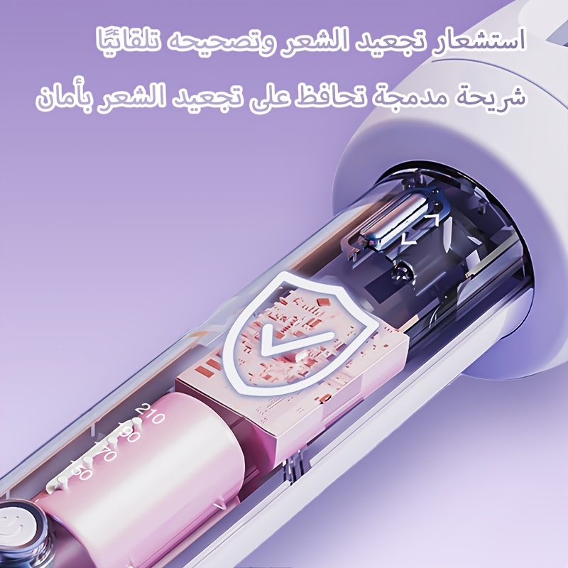 GENAI 28 mm automatische krultang met 4 warmtegraden, een slimme timer en automatische uitschakeling voor moeiteloos stylen - Snelle grip