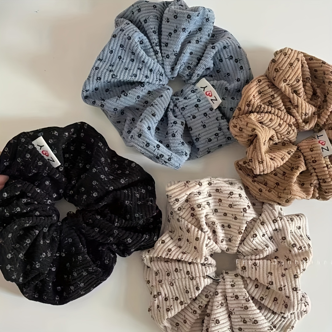 

4pcs Scrunchies - , For Women & , For Ponytails & Updos