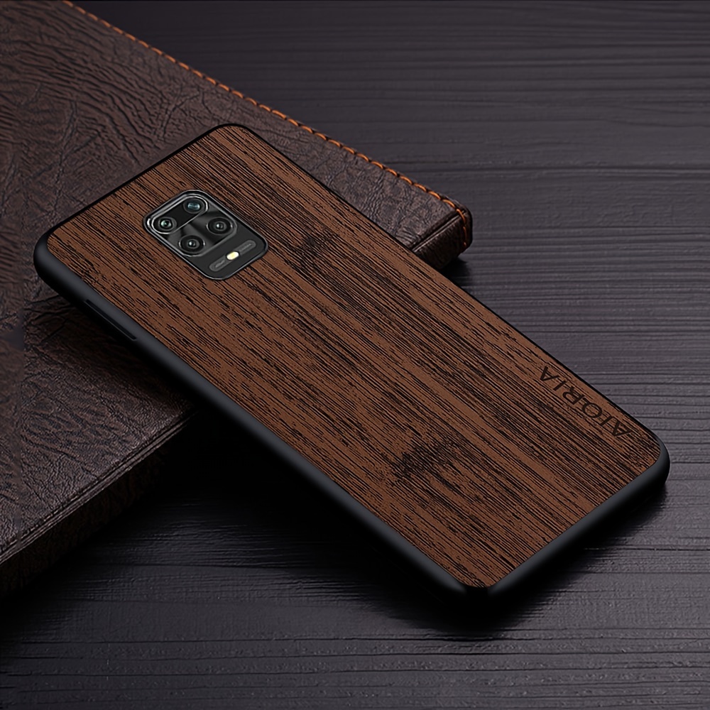 TEMU Custodia per Telefono: Custodia per Xiaomi Redmi Note 9 Pro 9S con Design in Bamb羅, Copertura Completa Anticaduta, Posizionamento dei