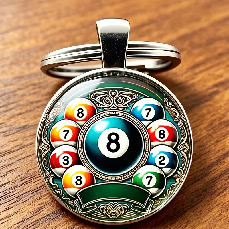 TEMU 1 Custom Time Gemstone Glass Keychain, Customizable With Logo, Family Photos, Pet Photos, Etc. Suitable For , Parties, And Corporate Event Gifts