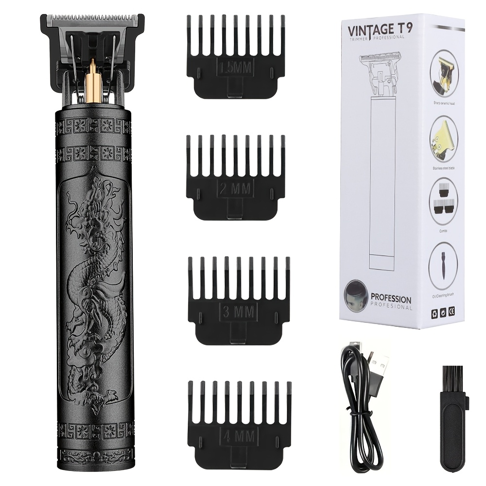 TEMU Lqt Men's Electric Hair Clipper/ Used For Hair Styling And Shaving/easy To Carry When Traveling/stainless Steel Blade Head For Service Life/4