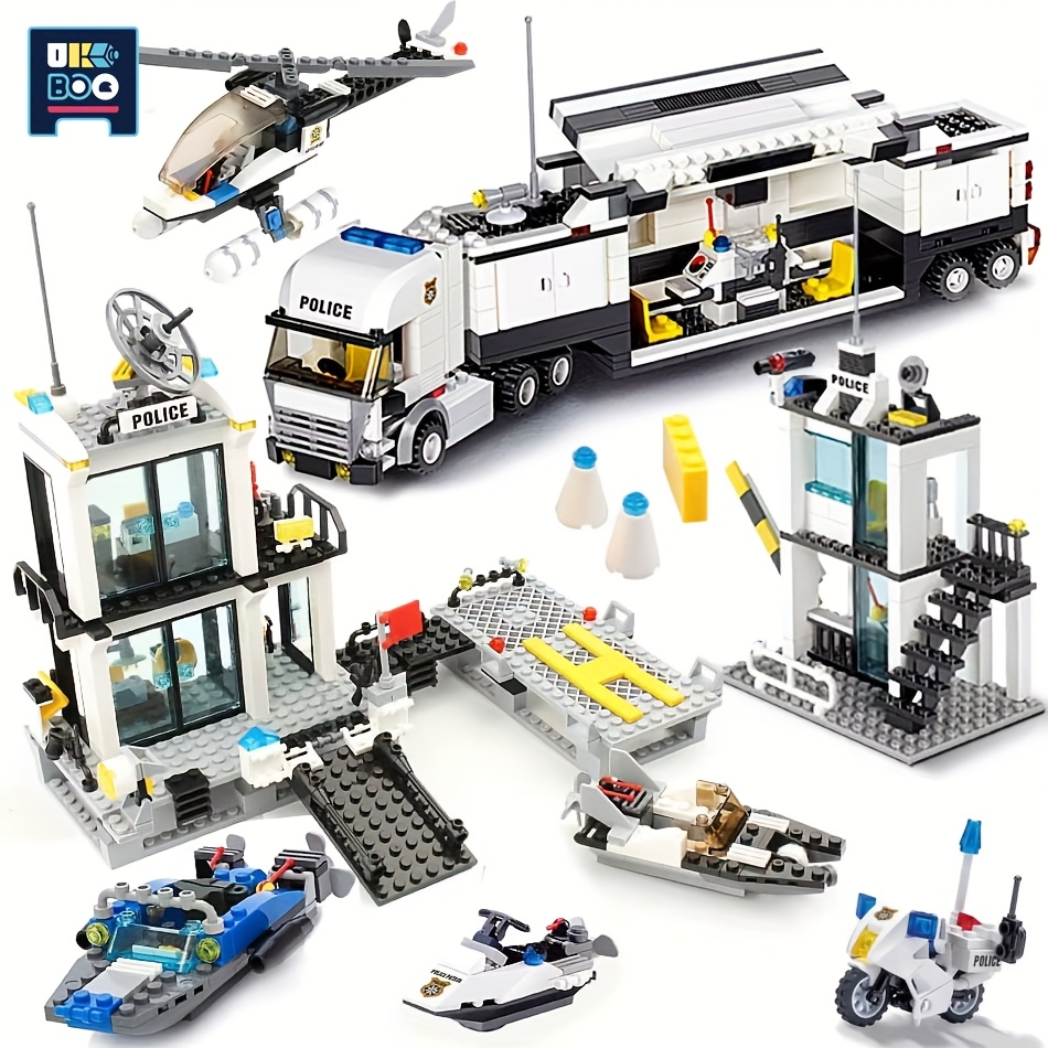 city series building blocks prison truck boat Temu Pakistan