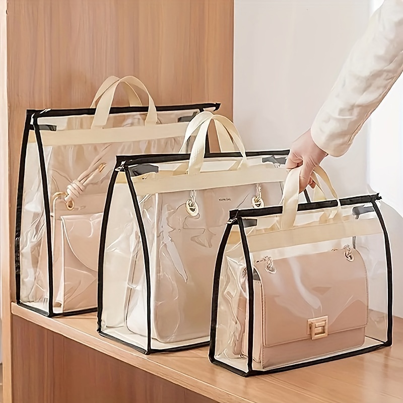 Luxury Handbag Organizer for Wardrobe Closet Transparent Bag