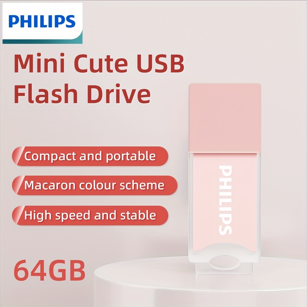 Image of Usb Flash Drive In Of 8gb, 16gb, 32gb, And 64gb, In Multiple Colors. This Compact And Adorable Usb Drive Is Suitable For Use With Car Recorders, Computers, And More