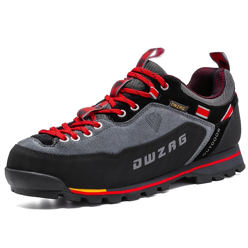 TEMU Botas de senderismo ligeras y transpirables para hombre, diseñadas para la comodidad y con materiales antideslizantes, suaves y duraderos