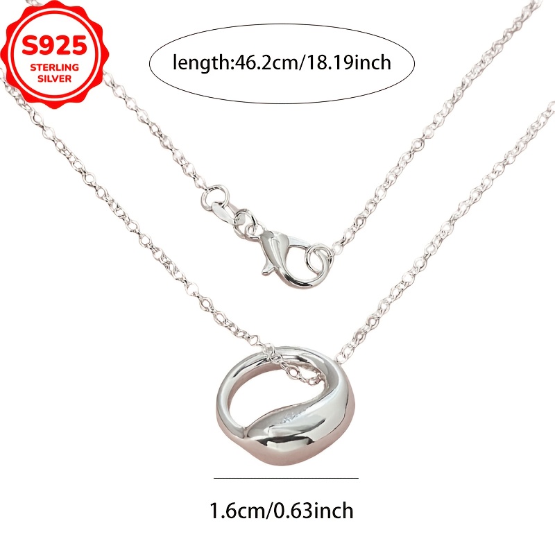 Low Allergy Semi Circle Necklace for Women's Gift