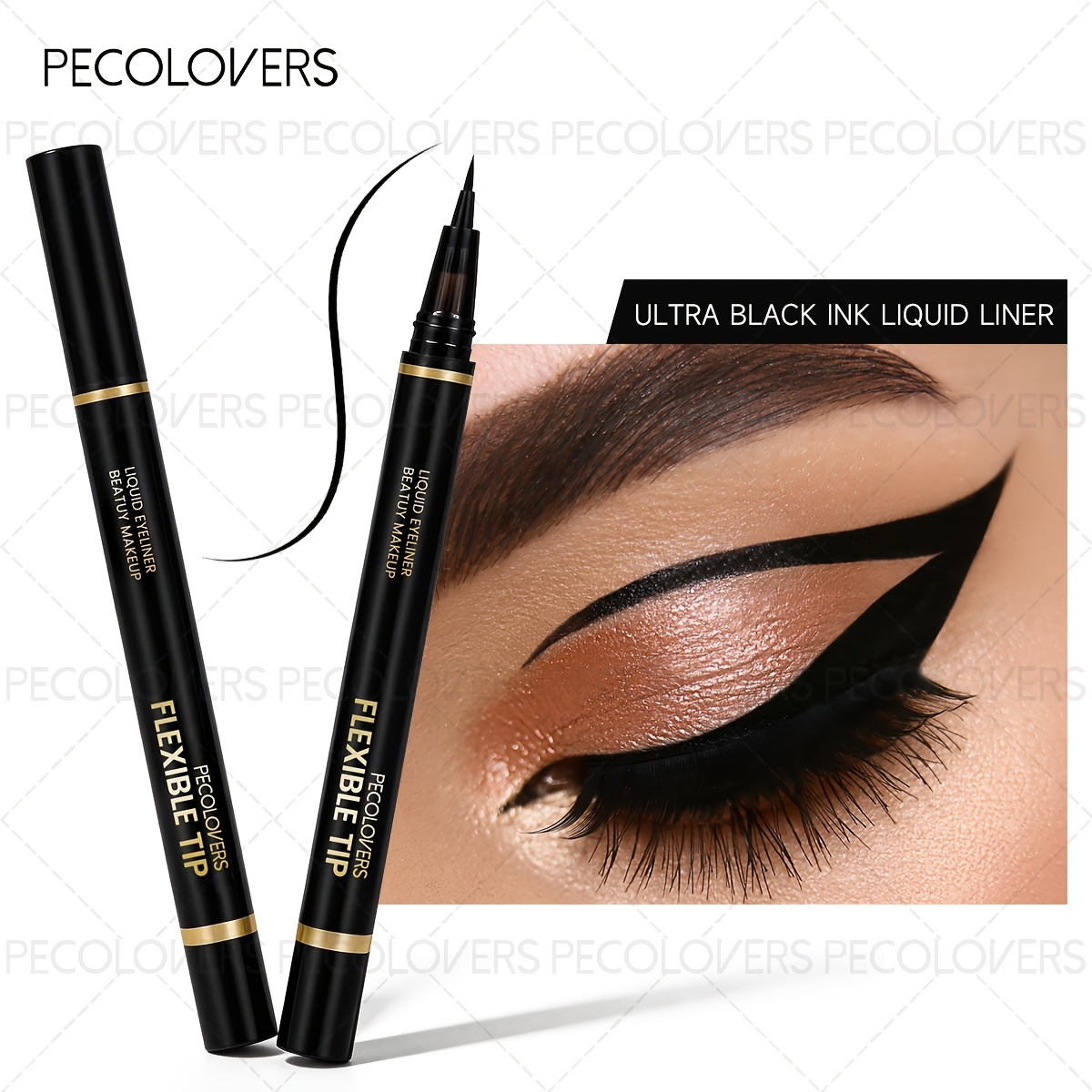 1pc Long-lasting Waterproof Eyeliner Pen Quick- Eye Liner Anti-smudge Liquid Eyeliner Pen Perfect For Festivals