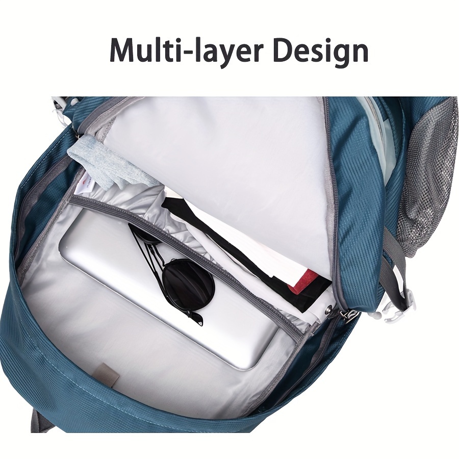 30l climbing backpack outdoor professional dual shoulder bag mens and womens   lightweight hiking travel bag details 6