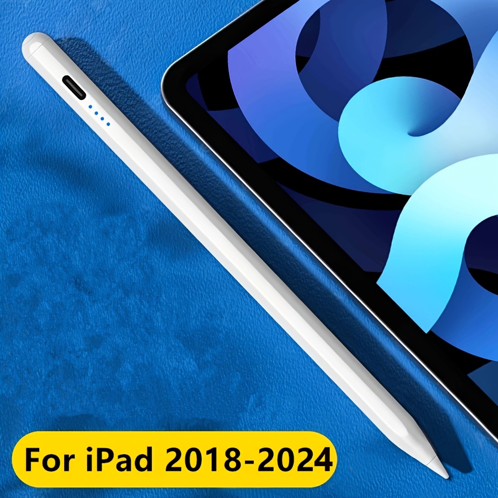 

Stylus For Ipad 9/10th Pencil, Compatible With 2018-2024 For Ipad, With Tilt Detection And Palm , Magnetic Adsorption, Fast Charging, Round Barrel Design